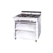 Montague Company 36-5A 36" Gas Heavy Duty Range w/ (4) Open Burners, Open Cabinet Base, 120.000 BTU 1 image