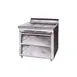 Montague Company 36" Gas Heavy Duty Range w/ (3) Gradient Heat Hot Tops, Open Cabinet Base. 55.500 BTU 1 image
