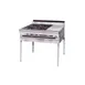 Montague Company M36-2G Gas 36" Heavy Duty Range w/ (4) Open Burners, (1) Gradient Heat Hot Top, Modular Stand Base, 138.500 BTU 1 image