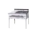 Montague Company M36-4E 36" Gas Heavy Duty Range w/ (4) Open Burners, (1) Even Heat Hot Top, Modular Stand Base, 140.000 BTU 1 image