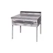 Montague Company M36-9E 36" Gas Heavy Duty Range w/ (3) Even Heat Hot Tops, Modular Stand Base, 60.000 BTU 1 image