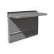 Montague Company SHS-24 24" x 24" Stainless Steel Backguard Flue Riser with Single Solid Shelf 1 image