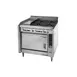 Montague Company V136-6 36" Gas Heavy Duty Range w/ (4) Open Burners, 12" Griddle, Convection Oven, 175.000 BTU 1 image