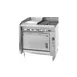 Montague Company V136-7 36"Gas Heavy Duty Range w/ (2) Open Burners, 12" Griddle, Convection Oven, 145.000 BTU 1 image