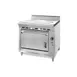 Montague Company V136-9A 36" Gas Heavy Duty Range w/ (2) French Tops, Convection Oven, 110.000 BTU 1 image