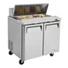 Turbo Air MST-36-N6 36" Two Section Sandwich / Salad Prep Table w/ 2 Doors, 10 Pans 2 image