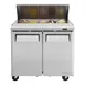 Turbo Air MST-36-N6 36" Two Section Sandwich / Salad Prep Table w/ 2 Doors, 10 Pans 3 image