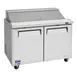 Turbo Air MST-48-N 48" Two Section Sandwich / Salad Prep Table w/ 2 Doors, 12 Pans 5 image