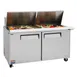Turbo Air MST-60-24-N 60" Mega Top Sandwich/Salad Prep Table w/ 2 Doors, 24 Pans 2 image