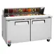 Turbo Air MST-60-N 60" Two Section Sandwich / Salad Prep Table w/ 2 Doors, 16 Pans 2 image