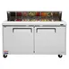 Turbo Air MST-60-N 60" Two Section Sandwich / Salad Prep Table w/ 2 Doors, 16 Pans 5 image
