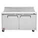 Turbo Air MST-60-N 60" Two Section Sandwich / Salad Prep Table w/ 2 Doors, 16 Pans 6 image
