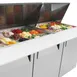 Turbo Air MST-72-30-N 72" Mega Top Sandwich/Salad Prep Table w/ 3 Doors, 30 Pans 12 image
