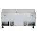 Turbo Air MST-72-N 72" Three Section Sandwich / Salad Prep Table w/ 3 Doors, 18 Pans 6 image