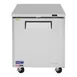 Turbo Air MUF-28-N 28" 1-Door Undercounter Freezer, Stainless Steel Exterior, 6.8 cu. ft., Rear-Mount, R290 2 image
