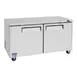 Turbo Air MUF-60-N 60" 2-Section Undercounter Freezer w/ 2 Doors, 17 cu. ft. 1 image