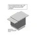 Multiteria MPCS-I-ADA M-Power Island Cashier Unit, 43-48" Wide, 30" Deep, Stainless Steel Top 1 image