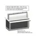Multiteria MPUC-3-G M-Power™ Utility Serving­ Counter, (3) Pan 1 image