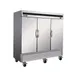 IKON IB81F-DV 81" 3-Solid Door Reach-In Freezer, Bottom Mounted, 66 cu. ft., Stainless Steel 1 image
