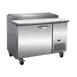 IKON IPP47 47" 1-Section Refrigerated Pizza Prep Table w/ 1 Door, (6) 1/3 GN pans, 12 cu. ft. 1 image