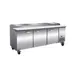 IKON IPP94-4D 94" 3-Section Refrigerated Pizza Prep Table w/ 1 Door & 4 Drawers 1 image
