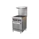 IKON IR-4-24 24" Gas Restaurant Range w/ (4) Open Burners, (1) Static Oven, 153.000 BTU 1 image