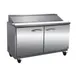 IKON ISP48M-4D 48" Two Section Mega Top Sandwich / Salad Prep Table w/ 4 Drawers, 15 Pans 1 image