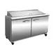 IKON ISP61M 61" Two Section Mega Top Sandwich / Salad Prep Table w/ 2 Doors, 24 Pans 1 image