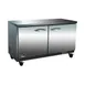 IKON IUC36R 36" Two Section Undercounter Refrigerator, Stainless Steel, 2 Solid Doors, 7.7 cu. ft. 1 image