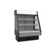 Hydra-Kool KGL-RM-60-S 60" Vertical Open Merchandiser in Silver & Black, Self-Contained, w/ Rear Doors 3 image