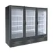 Kool-It KGR-78 81" 3-Section Black Merchandiser Refrigerator with Glass Door 1 image