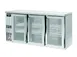 Kool-It Signature KNB-72-2SG Refrigerated Back Bar Cabinet w/ 19.6 Cu Ft, 3 Glass Doors 1 image
