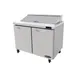 Kool-It KST-48-2 48" Two Section Sandwich / Salad Prep Table w/ 2 Doors, 12 Pans 2 image