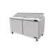 Kool-It KST-60-2 60" Two Section Sandwich / Salad Prep Table w/ 2 Doors, 16 Pans 2 image