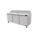 Kool-It KST-72-3 72" Two Section Sandwich / Salad Prep Table w/ 3 Doors, 18 Pans 2 image