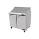 Kool-It KSTM-36-2 36" Mega Top Sandwich / Salad Prep Table w/ 2 Doors, 15 Pans 2 image
