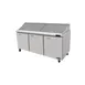 Kool-It KSTM-72-3 72" Mega Top Sandwich / Salad Prep Table w/ 3 Doors, 30 Pans 2 image