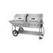 Sierra SRBQ-60 80" Mobile Commercial Outdoor Grill, 8 Burners, Roll Dome, 120.000 BTU 1 image