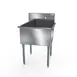 NBR Equipment 1BSG-1821 One Compartment Sink, 21"W X 24-1/2"D X 41"H 1 image