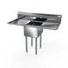 NBR Equipment 1SG-162012LR18 One Compartment Sink, 52"W X 25-1/2"D X 43-3/4"H 1 image