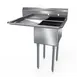 NBR Equipment 1SG-181812L18 One Compartment Sink, 38-1/2"W X 23-1/2"D X 43-3/4"H 1 image