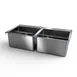 NBR Equipment DI-2-101410 Drop-In Sink, Two-Compartment 1 image
