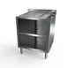 NBR Equipment GRC24-2 Underbar Glass Rack Storage Unit w/ Drainboard Top, 2-Rack Capacity 1 image
