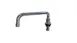 NBR Equipment P6DS6 Single Hole, Deck Mount Spout Base with 6" Swing Spout 1 image