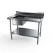 NBR Equipment PTS-1620L4 48" Premium Work Table with Prep Sink, Bowl On Left - 18 Gauge 1 image