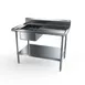 NBR Equipment PTS-1620L6 72" Premium Work Table with Prep Sink, Bowl On Left - 18 Gauge 1 image