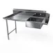NBR Equipment SDT-72L-16 Premium Soiled Dishtable w/ Straight Design, Left Table, Pre-Rinse Sink 1 image