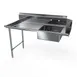 NBR Equipment SDT-72L Economy Soiled Dishtable w/ Straight Design, Left Table, Pre-Rinse Sink 1 image