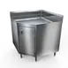 NBR Equipment TCBC-4830R5 48" Cabinet Base Hinged Doors Work Table, Premium Corner with Mid-Shelf 1 image