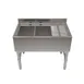 NBR Equipment UD-2-101410-48R Premium Underbar Sink Unit, 2 Compartment with Right Drainboard 1 image